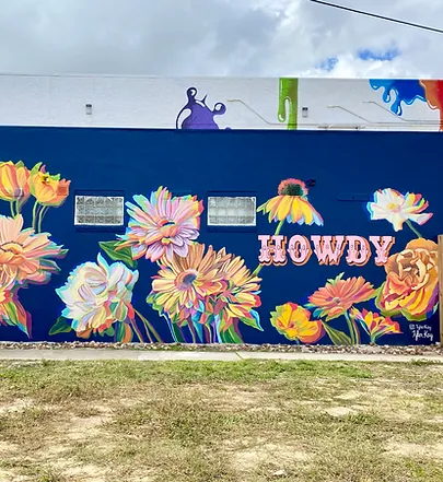 Howdy mural